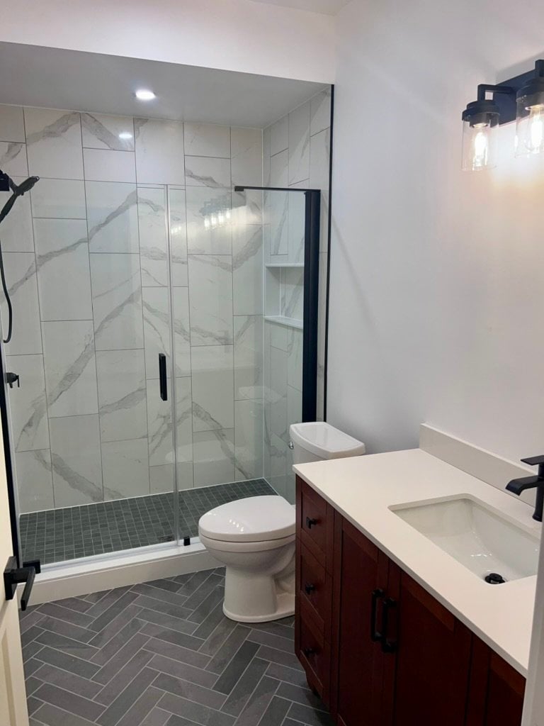 Bathroom renovation project