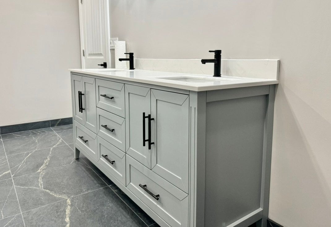 Bathroom renovation project