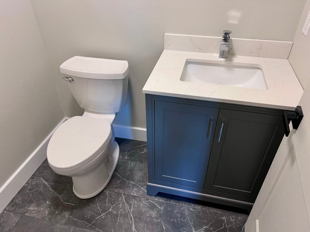 Bathroom renovation project